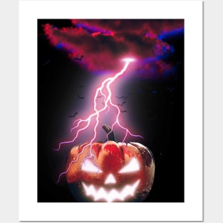 halloween pumpkin Posters and Art